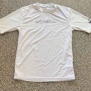 O'Neill Kids White Swim Rashguard